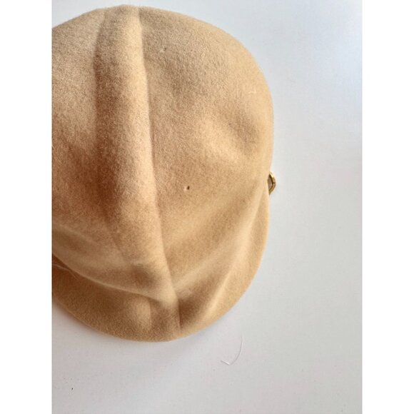 Vintage BARBARA DALE Glenover Henry Pollak Camel Tan Wool Felt Equestrian Hat - Picture 7 of 16